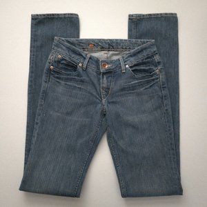 FARMER INDUSTRY mid wash jean